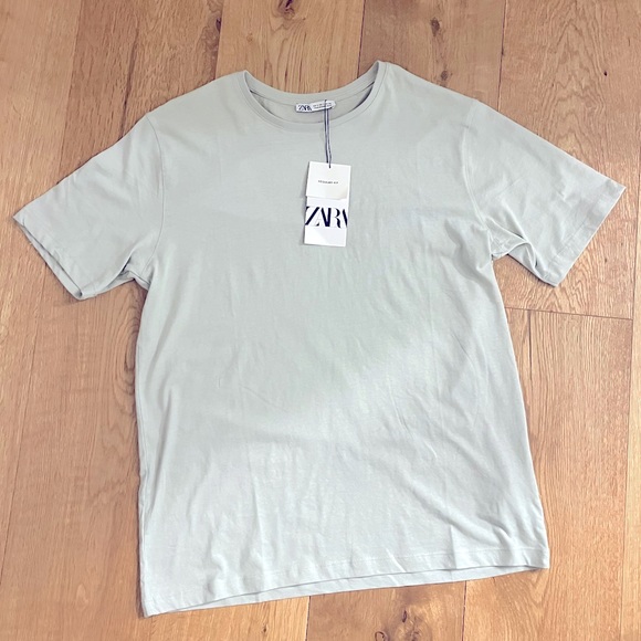 Zara NWT lightweight mint tshirt size small - Picture 7 of 8